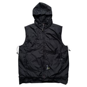 Vintage Diesel Mental Assault Course Mens Reversible Zip-Up Vest Black Size XL